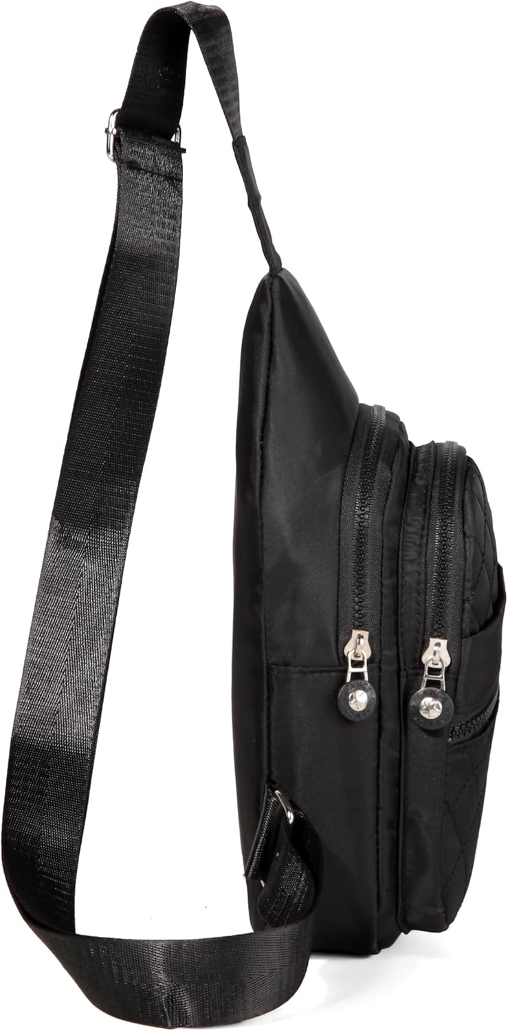 Crossbody Small Sling Backpack Sling Bag for Women Men, Chest Bag Daypack Crossbody for Travel Sport Running Hiking